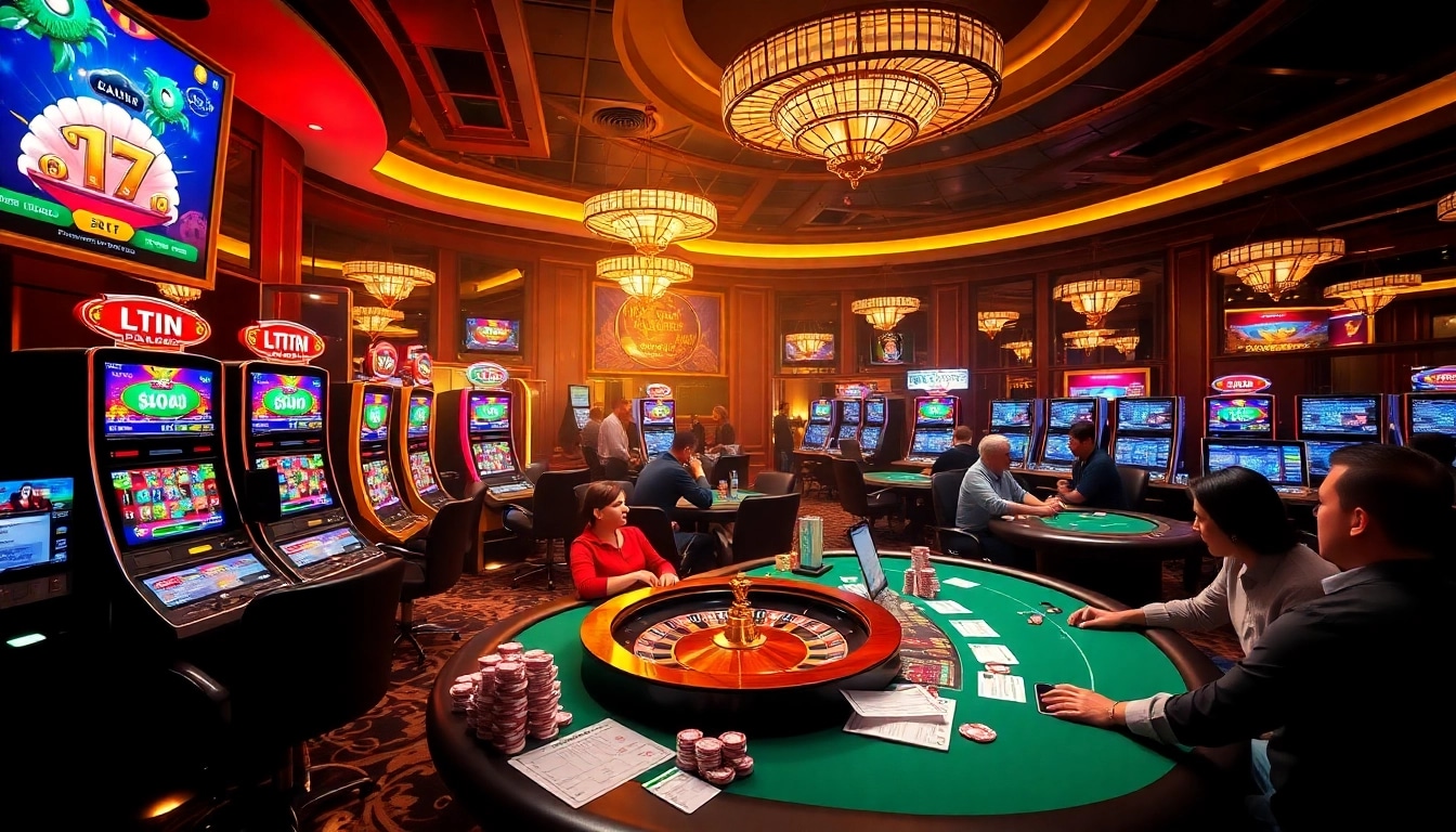 Experience the thrill of winning at https://tr88.work/ with vibrant casino tables and engaging players.