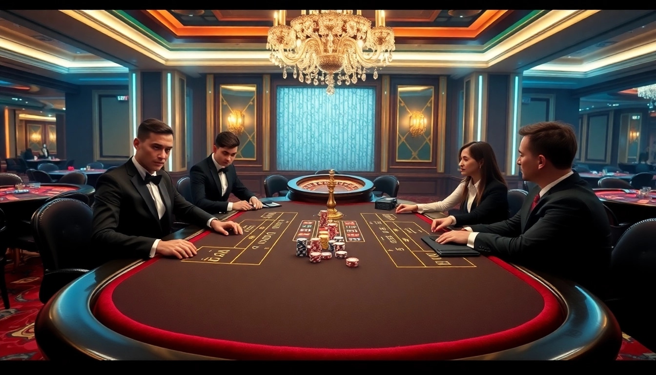 Experience the thrill of high-stakes poker at https://da88.navy/, featuring luxurious casino aesthetics.