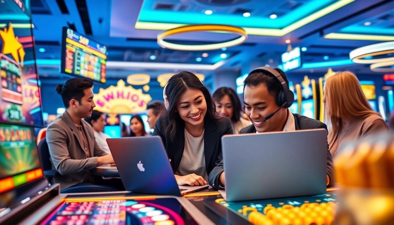 Engaging online casino experience at E88.IN with diverse players and modern games.