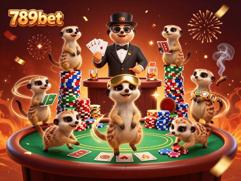 Experience the thrilling action at 789bet casino with exciting meerkat characters and vibrant gaming elements