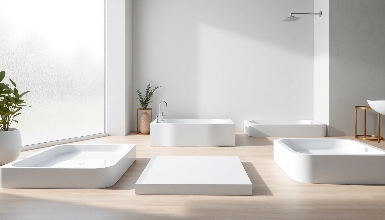 Explore the exquisite features of elegant shower bases in a luxurious bathroom setting.