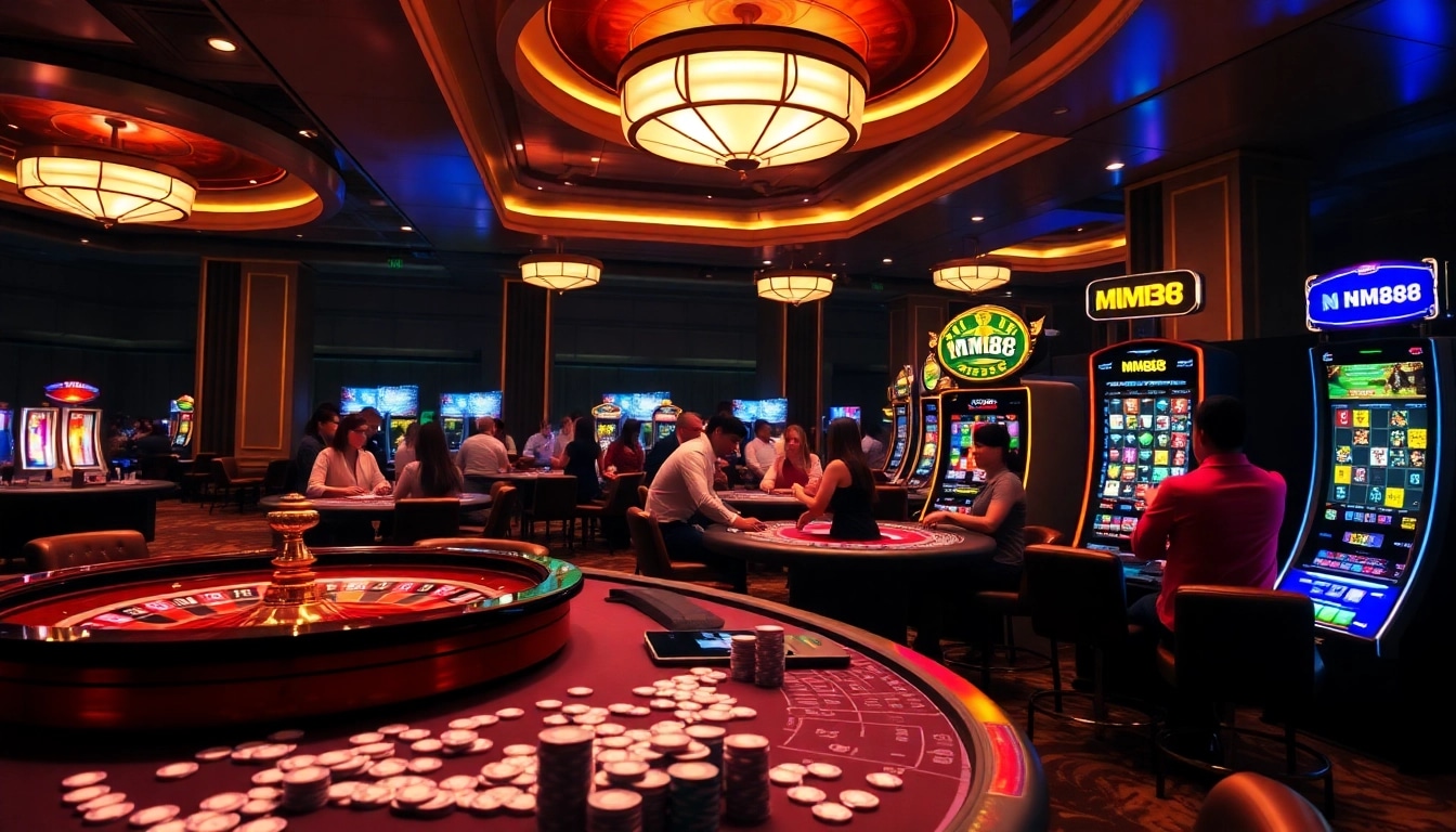 Players engaging with the roulette wheel at MM88 online casino, embodying excitement and interaction.
