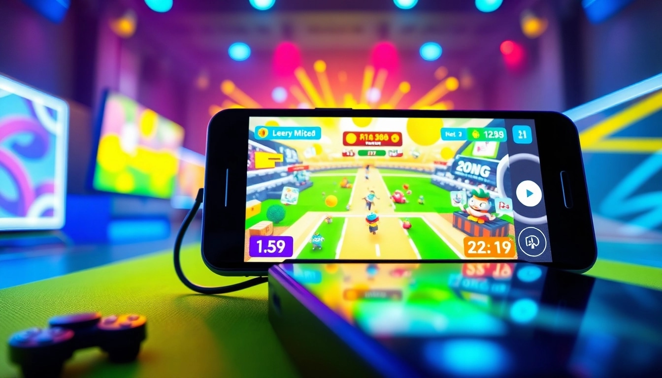 Exciting nk88 mobile game interface showcasing vibrant gameplay.