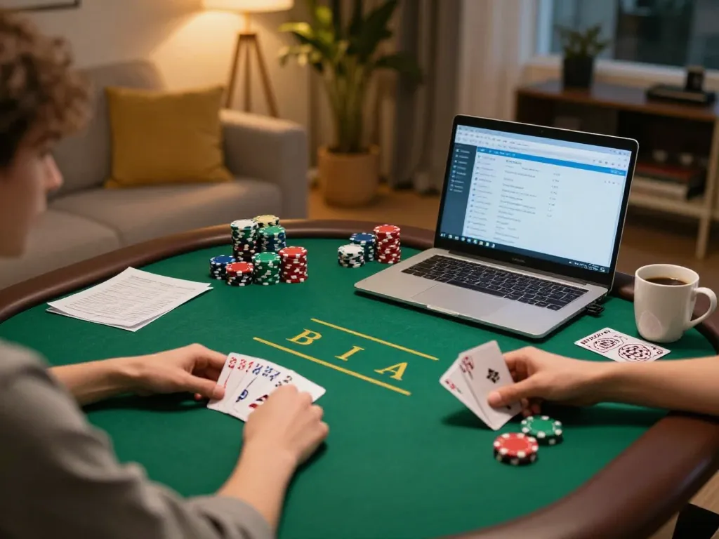 Enjoying a thrilling poker game on LV88 with strategic gameplay and cozy atmosphere