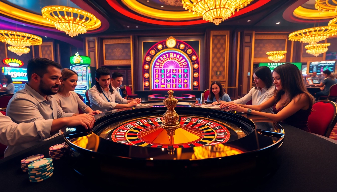 Experience the excitement at https://88aa.law/ with players enjoying a vibrant casino atmosphere.