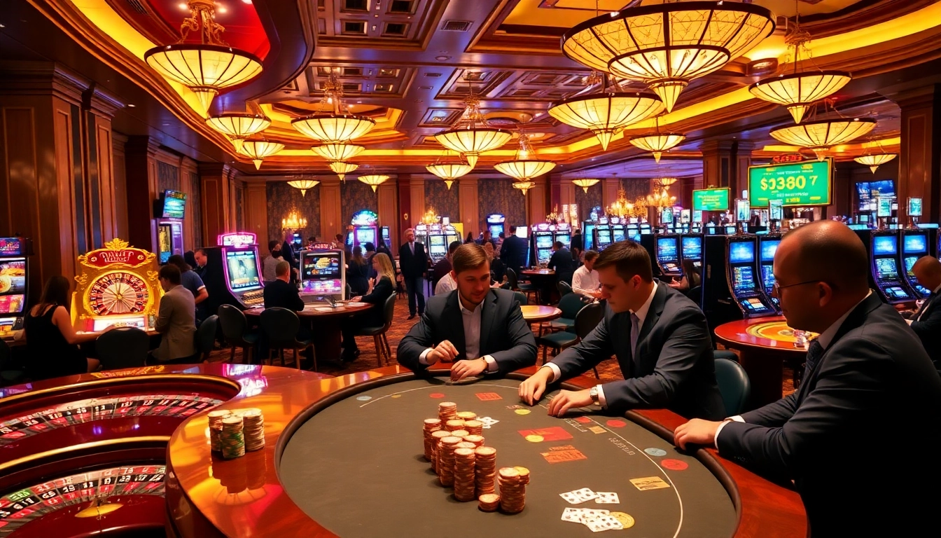 Experience thrilling gameplay and excitement at https://suncity.one/ in a luxurious casino setting.
