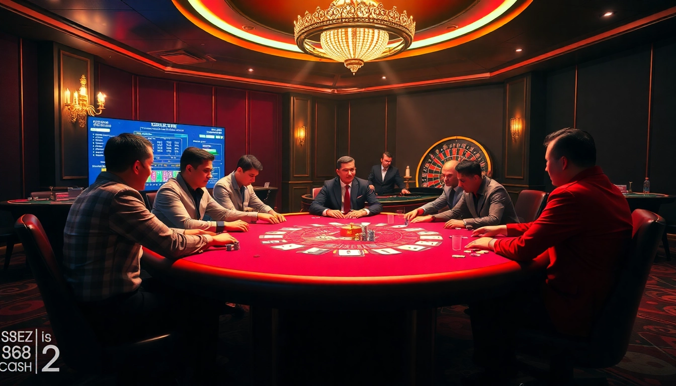 Players enjoying a high-stakes poker game at https://888neww8.com/, blending luxury with excitement and strategy.