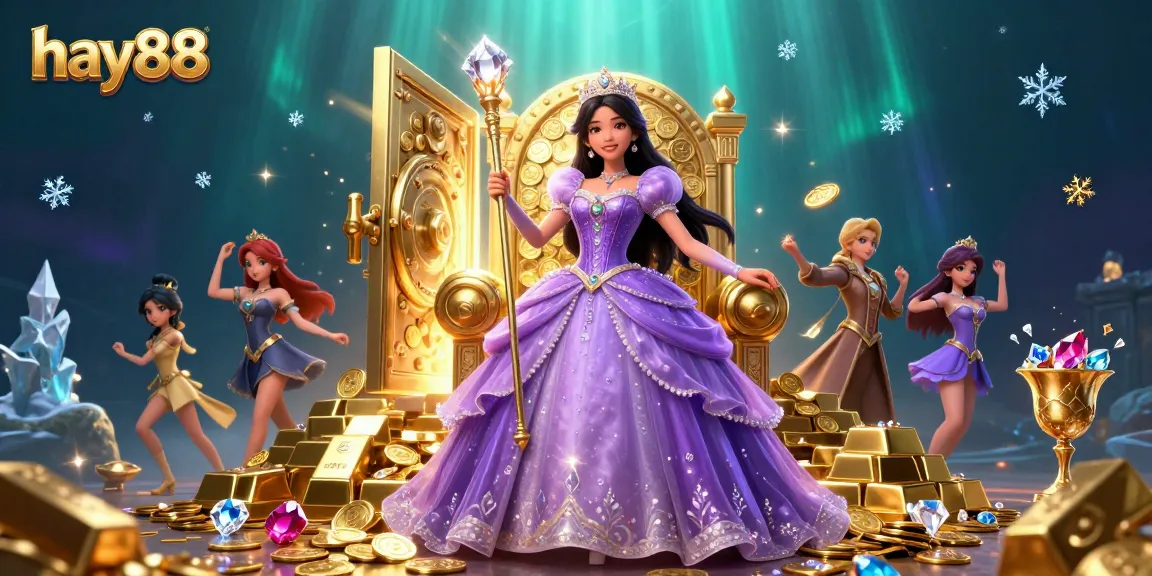 Experience the excitement at Hay88's dynamic online casino with golden treasures and vibrant game elements.
