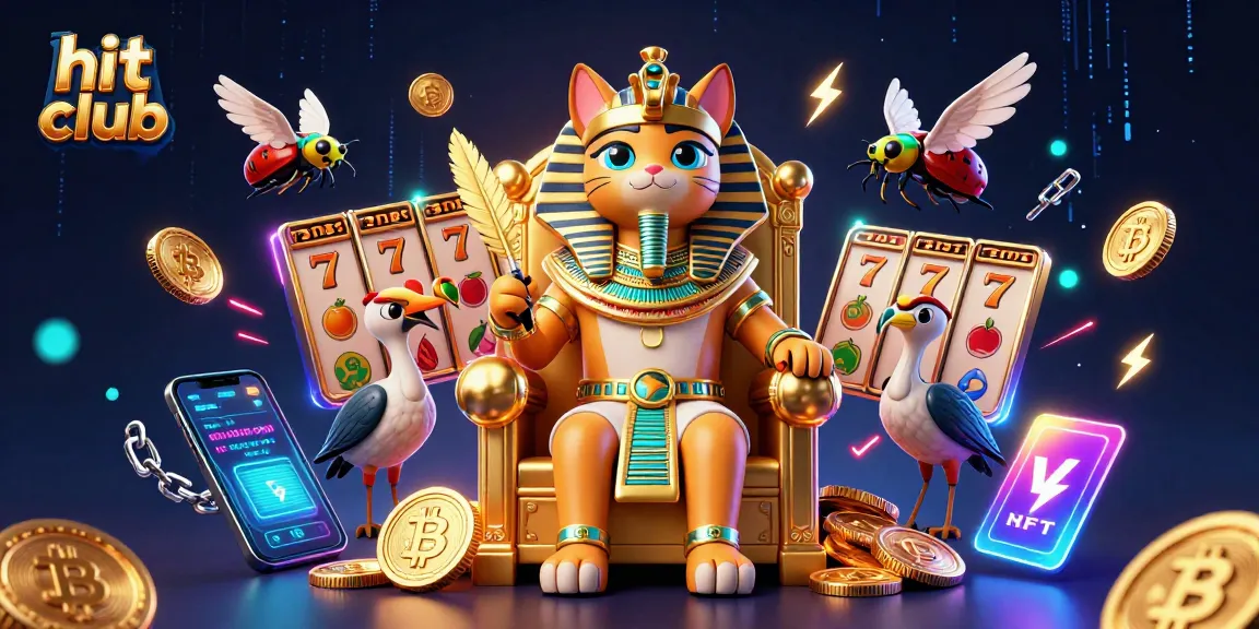 Engage with hit club strategies and slot games amidst vibrant casino visuals and rich 3D elements.
