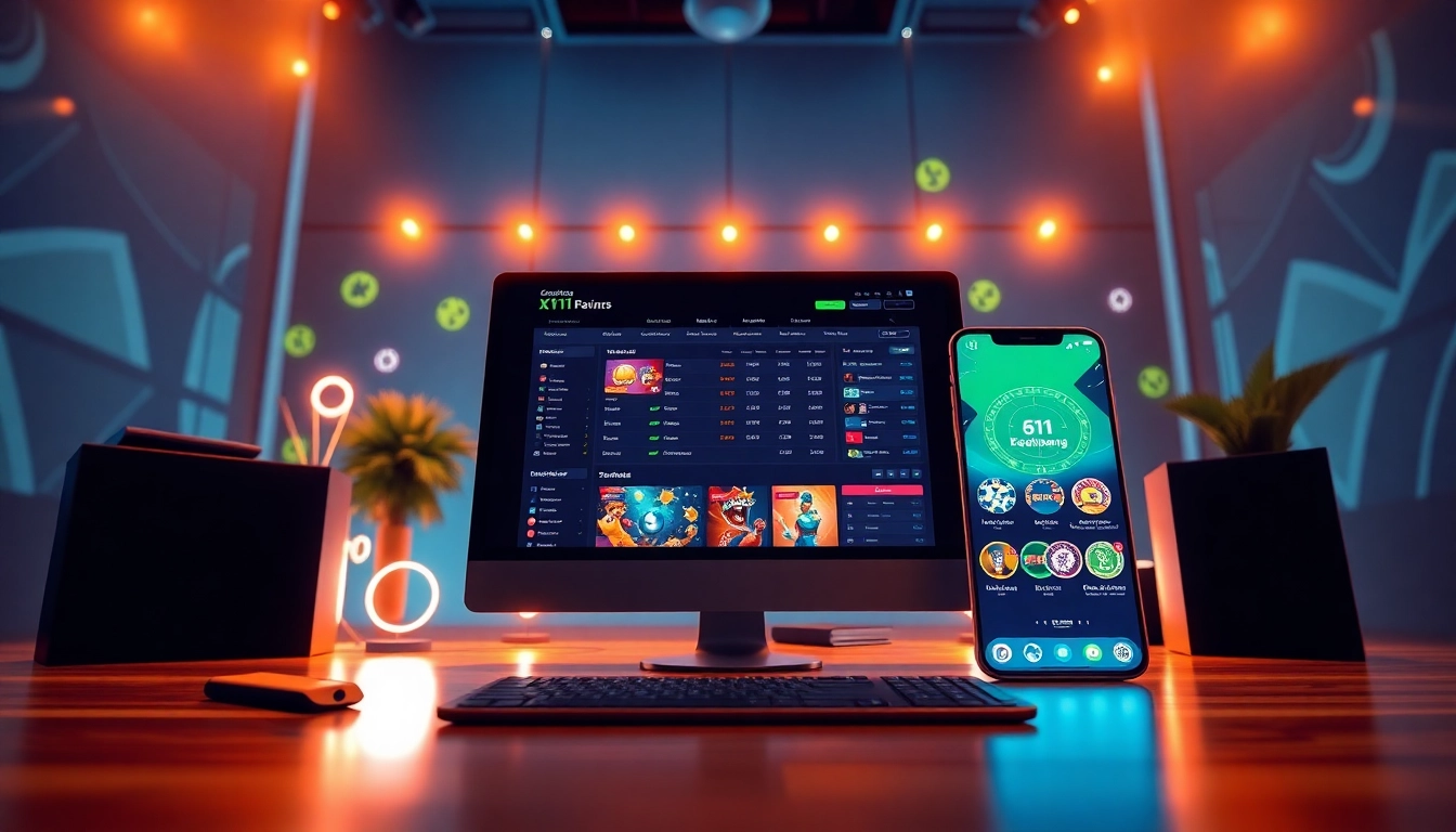 Ku11 online betting platform interface showcasing vibrant gaming dashboard features.