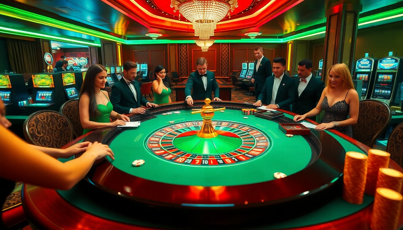 Experience the thrill of high-stakes gambling at https://sky88sa.com/ with luxury casino elements and vibrant energy.