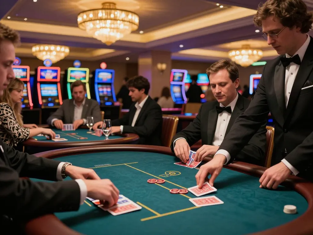Players enjoying a dynamic poker game at the stylish C168 casino, showcasing the excitement of strategic wagering.