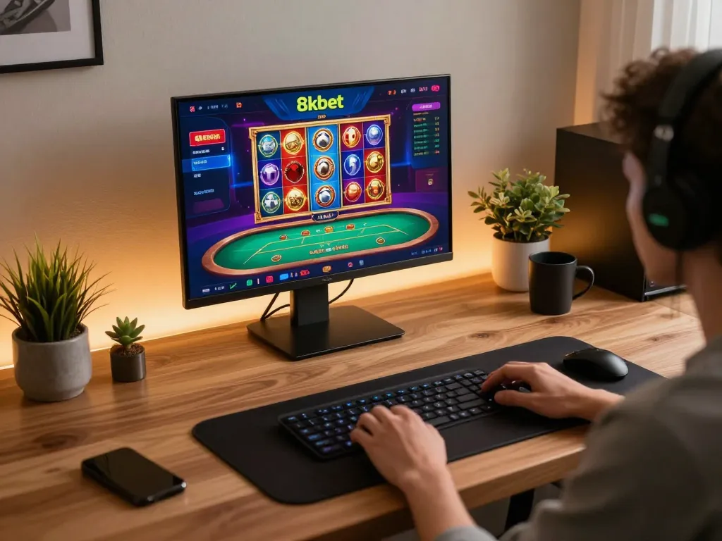 Engaging in online gaming on 8kbet with vibrant visuals and strategic gameplay.
