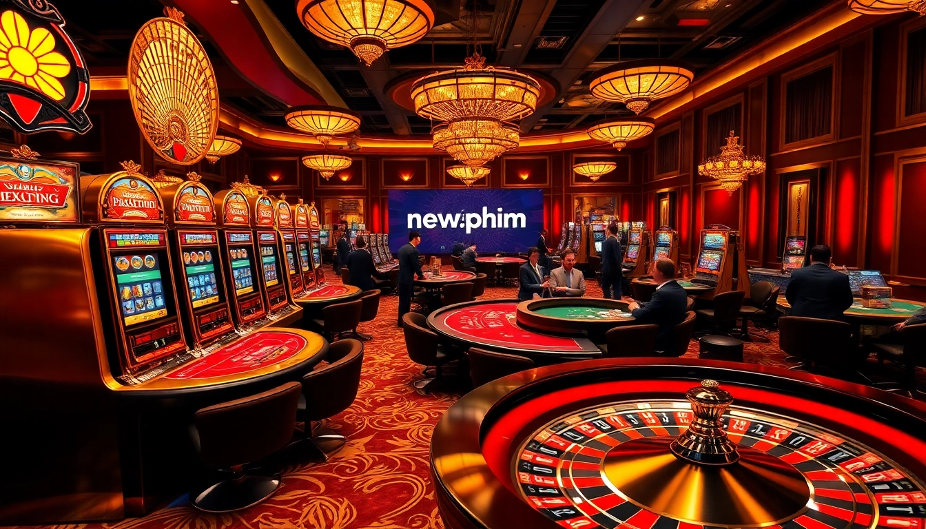 Experience the thrill of newphim with high-stakes poker in a luxurious casino setting.