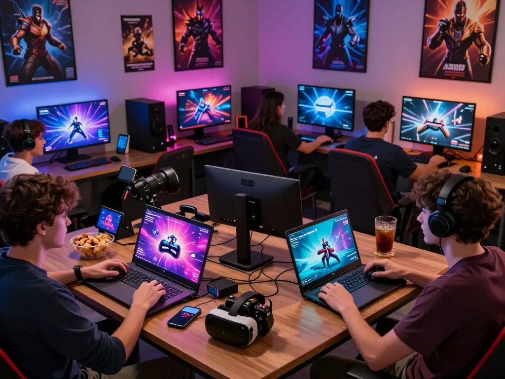 Engaged users enjoying gaming experiences on DA88 platform in a lively entertainment setting.