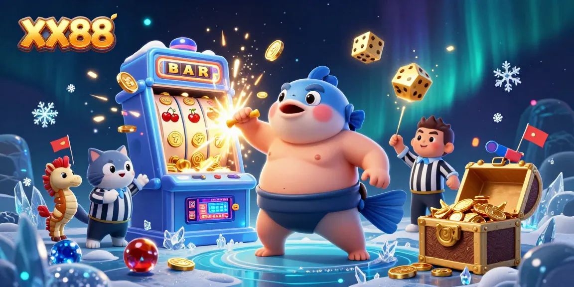 Experience thrilling gameplay at XX88 with vibrant slot machines bursting with rewards.