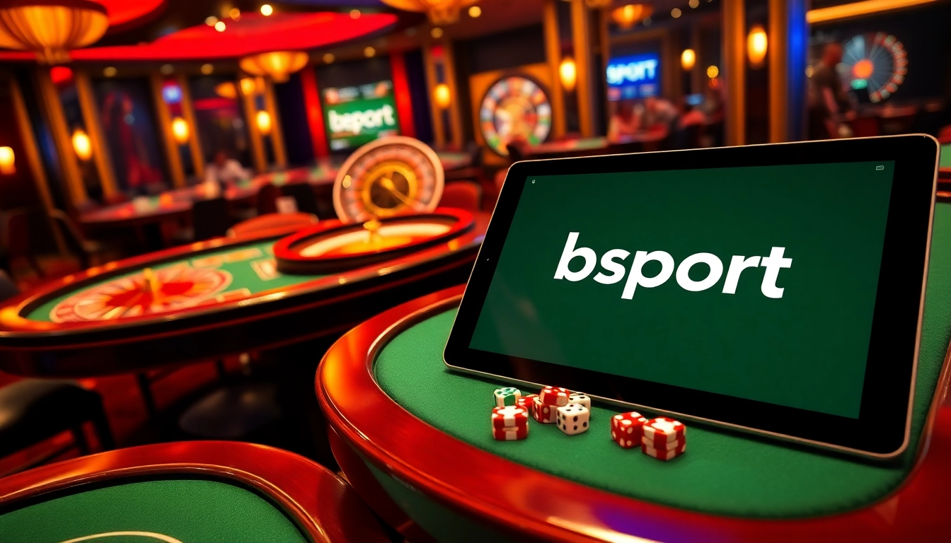 Experience the excitement of bsport with thrilling casino games and vibrant roulette action.