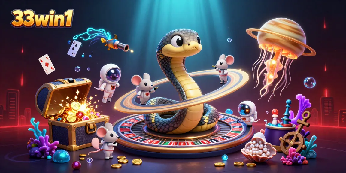 Bet big with exciting games at 33win1, featuring cosmic roulette and vibrant casino action.