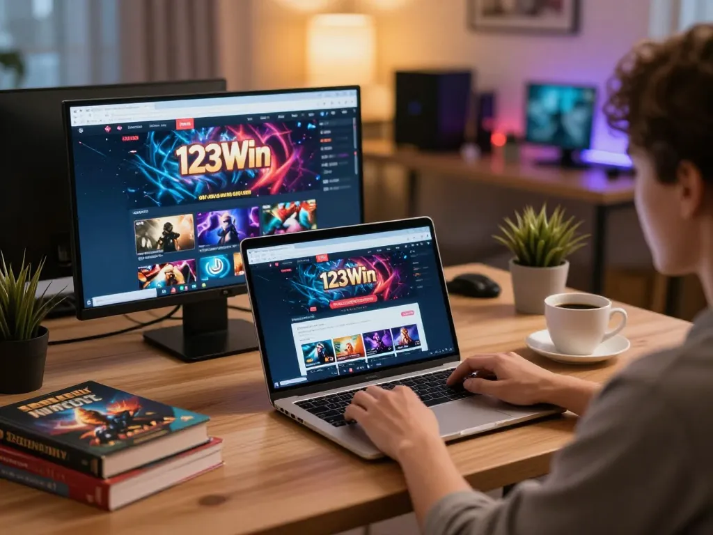 Engage with the thrilling 123Win link vào interface while enjoying a safe online gaming environment.