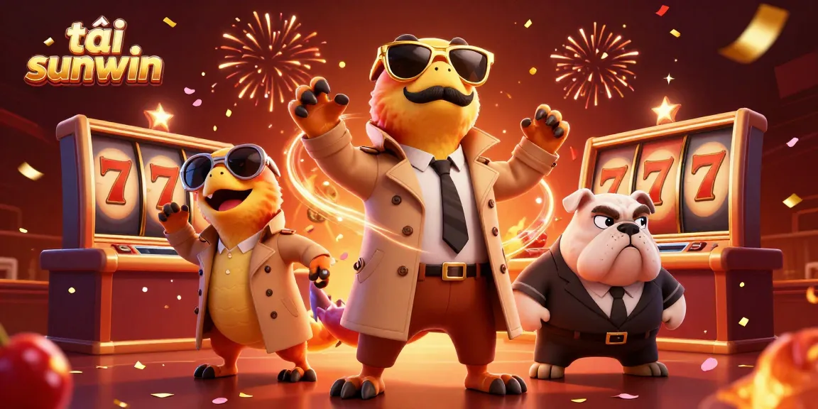 Experience exciting gameplay as you tải sunwin and join three raptors entering a VIP casino.