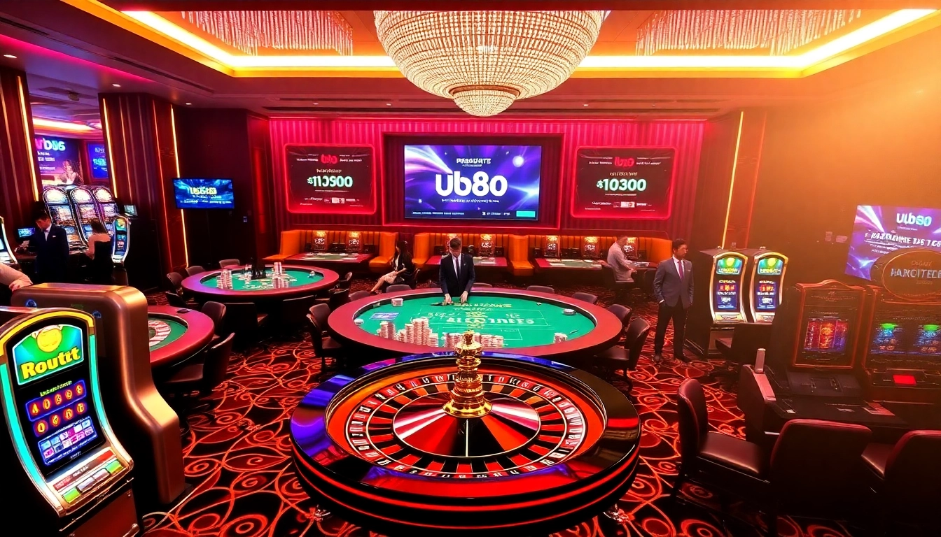 Engage in thrilling gameplay at https://uu88xpj.com/ with a vibrant casino setting and exciting table games.