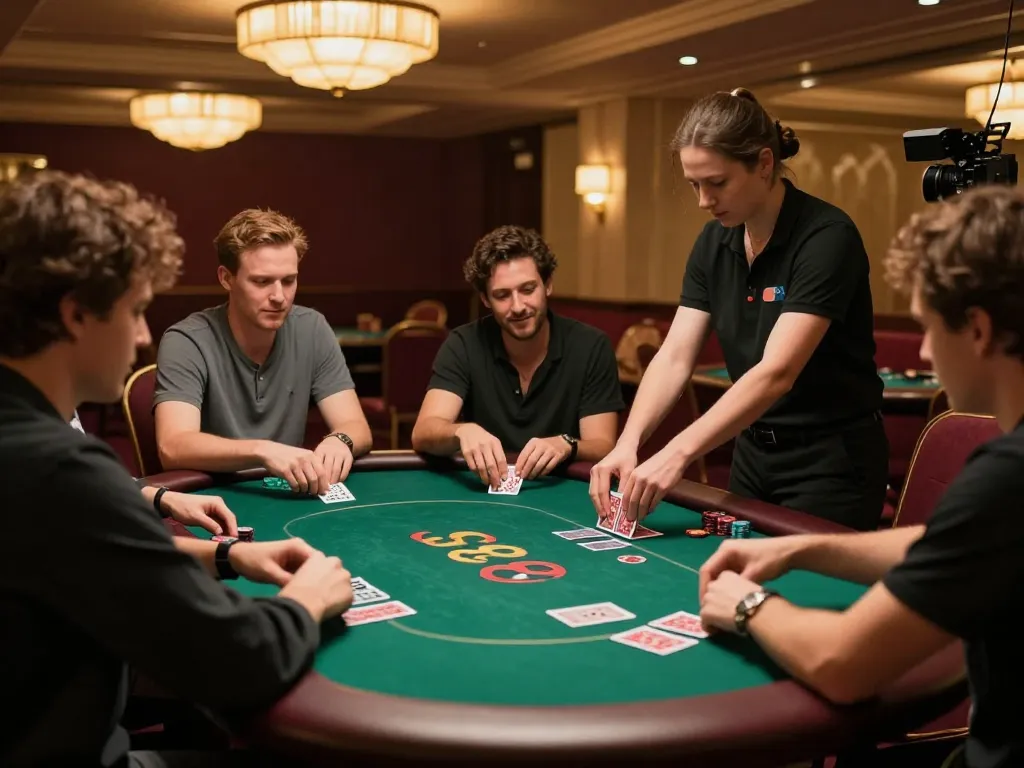 Players enjoying an exciting poker game at SC88 casino, showcasing gaming strategy and engagement.