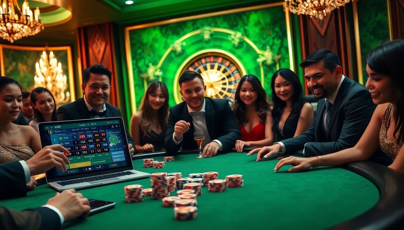 Engage with HB88's professional online gambling experience through vibrant casino visuals.