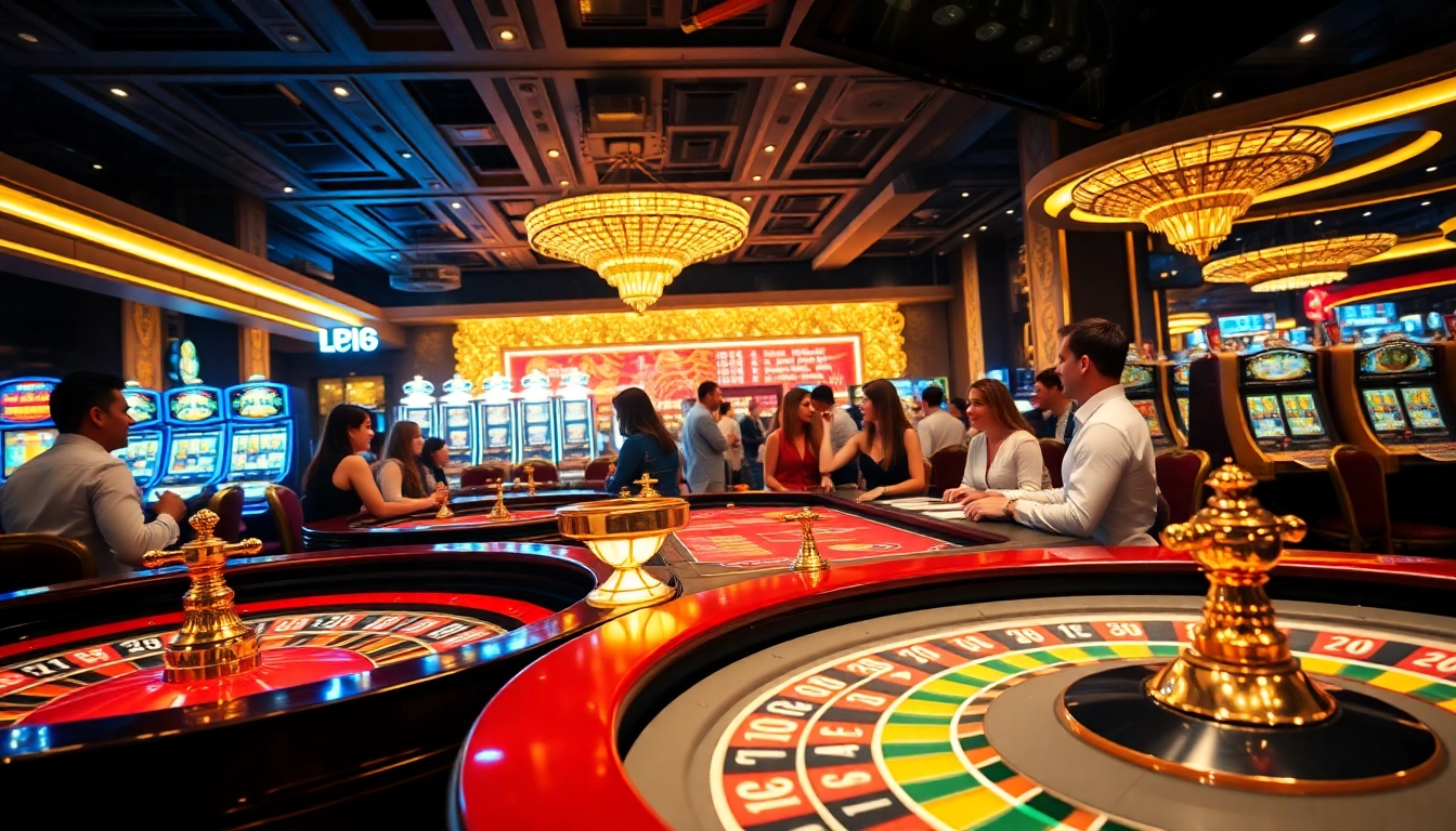 Join the excitement at link vào ww88 with players celebrating their wins at luxurious tables and slot machines.