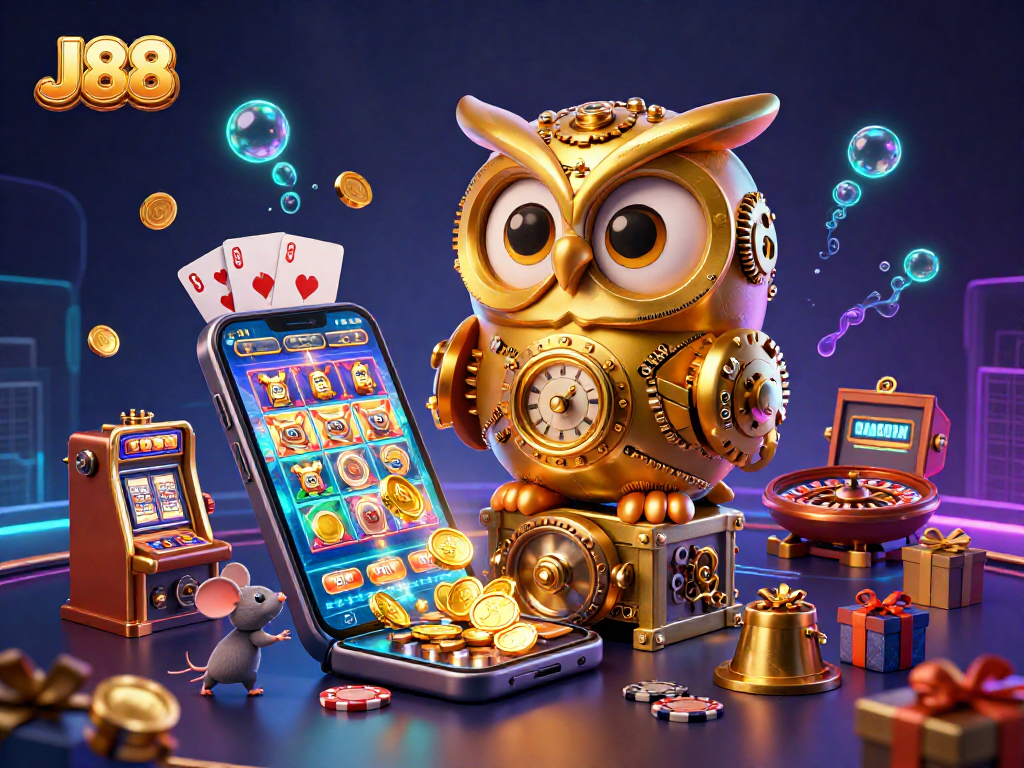 Engage in thrilling gameplay and capture excitement at J88 with a colorful slot game.