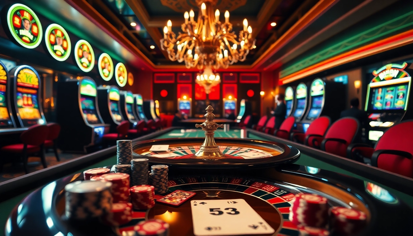Experience the thrill of gaming at 13win's high-stakes casino, featuring vibrant tables and exciting slots.