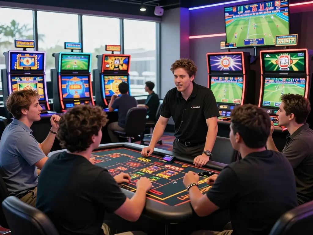 Exciting online gambling experience at XX88 with diverse players enjoying live betting activities in a vibrant virtual casino.