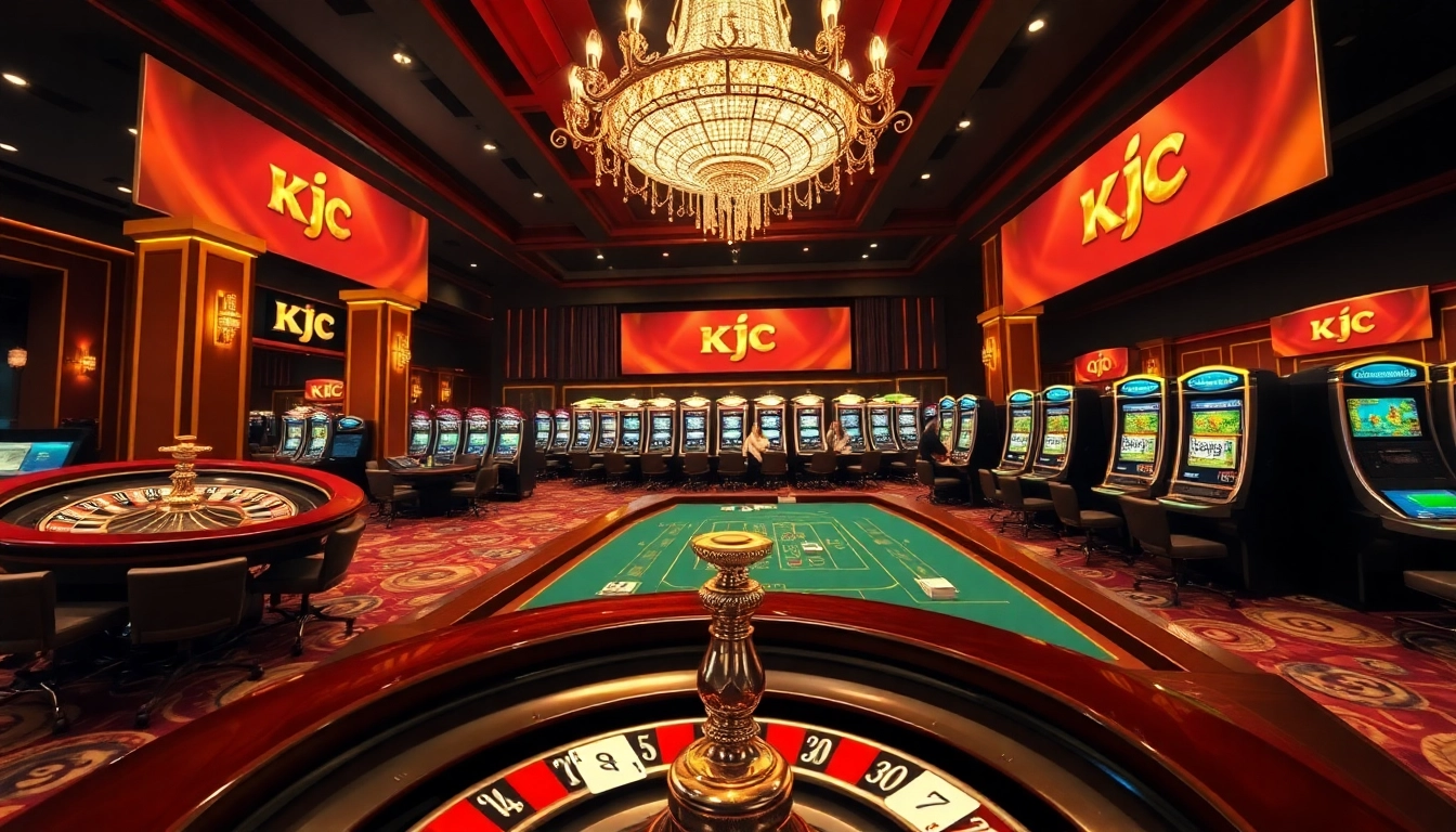 KJC enhances the gaming experience with thrilling poker action at an upscale casino.