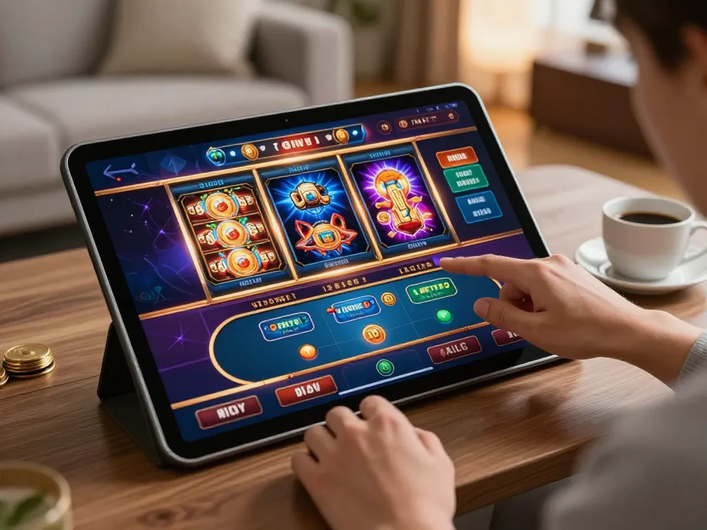 Play exciting games at fly88 online casino on your tablet with vibrant slots and tables.