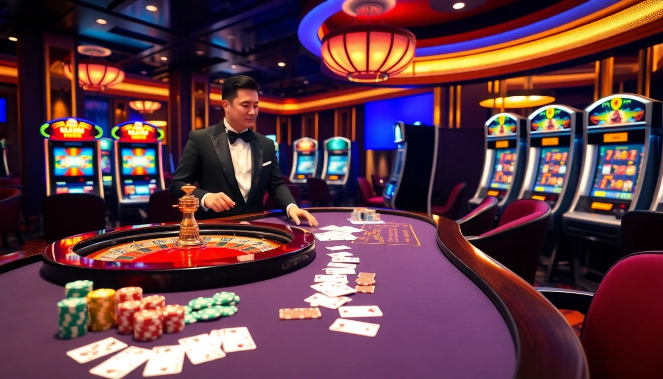 X88 casino: Exciting table games and vibrant slot machines create an immersive gambling experience.