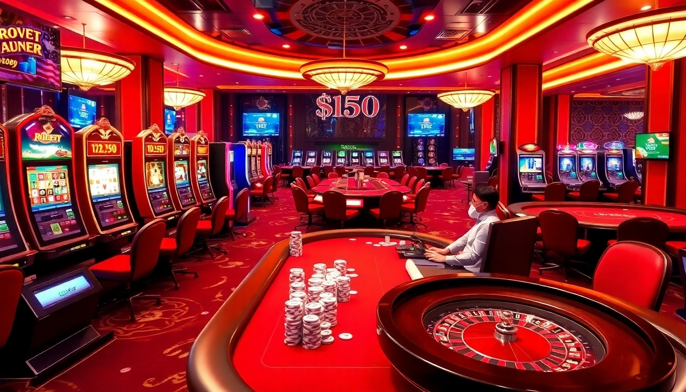 Engage in online gaming excitement at https://mb66-t.com/ with vibrant slot machines and poker tables.