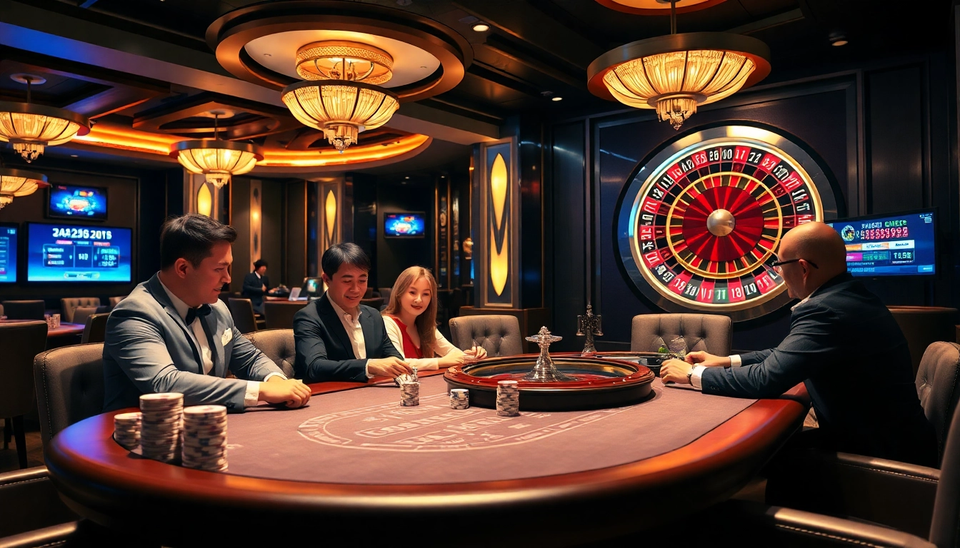 Experience the thrill of da88 gambling at a luxurious poker table under soft ambient lighting.