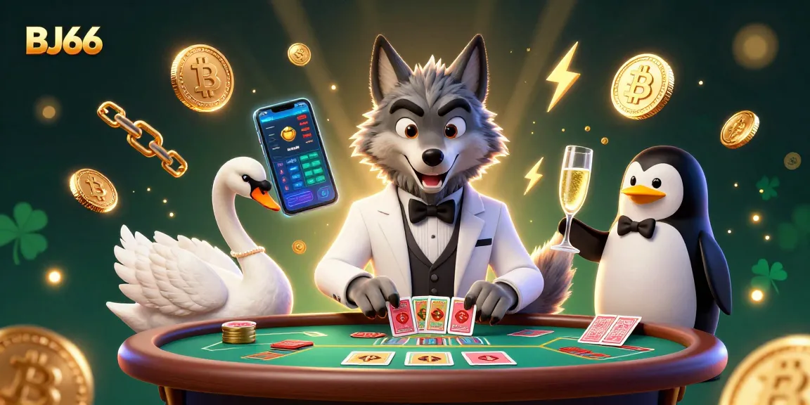 BJ66 showcases a vibrant 3D scene featuring games and interactive elements in a spectacular casino environment.