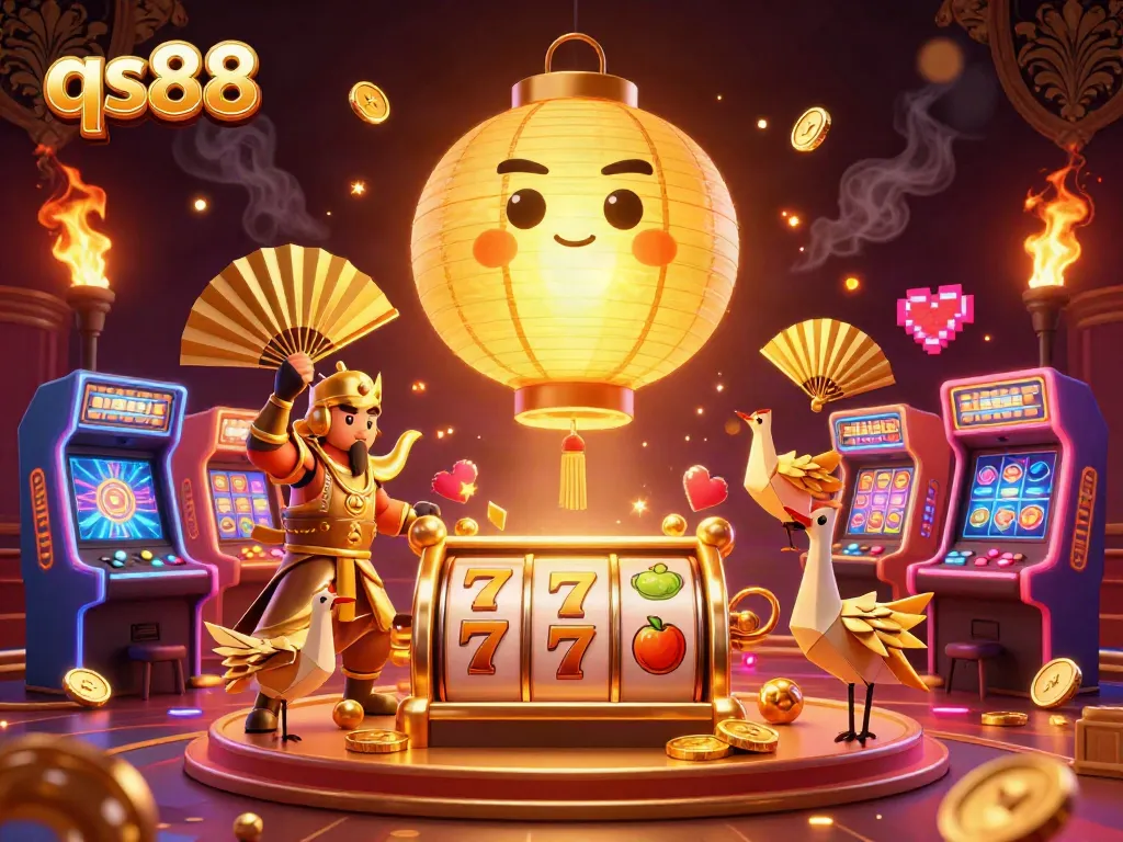 Experience excitement at qs88 casino with golden lantern spirit and lively game machines.