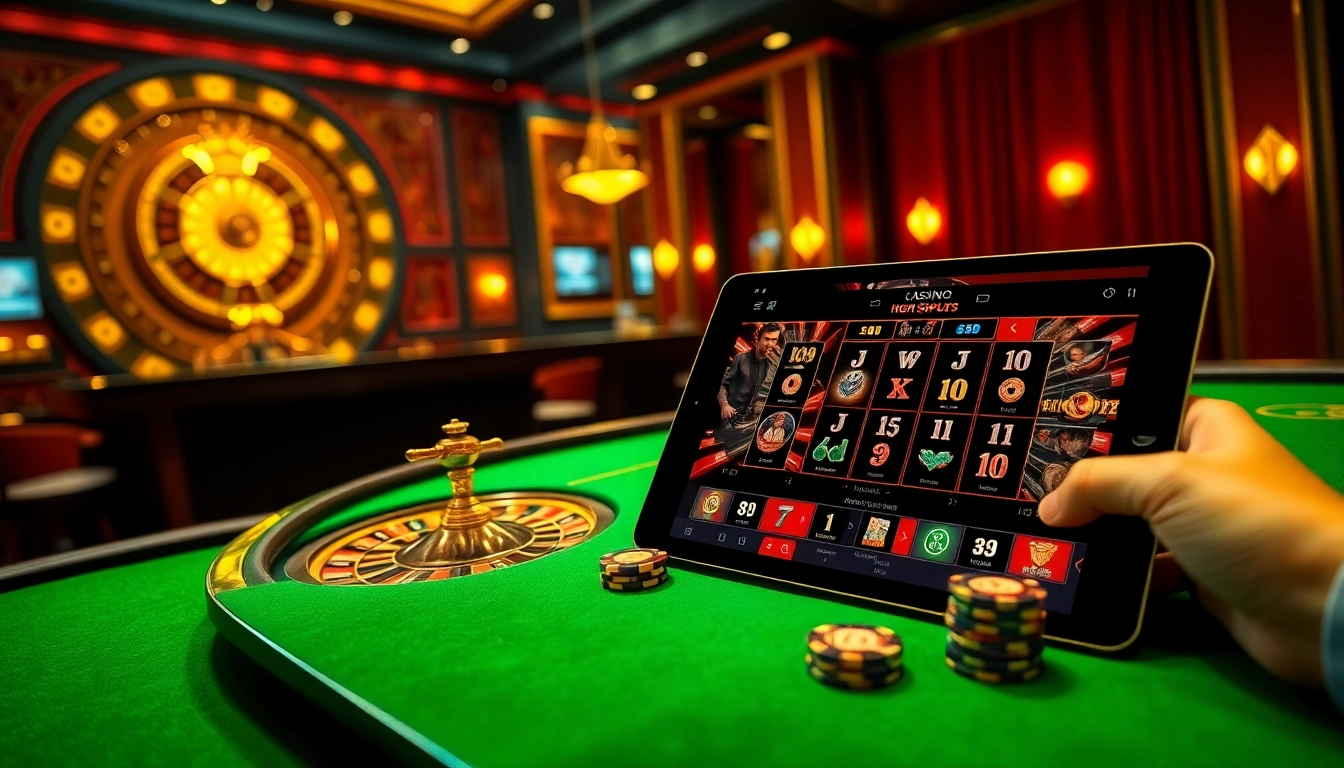 Players celebrating winnings at a luxurious casino table, showcasing the thrilling atmosphere of https://zk88.club/ with vibrant poker chips.