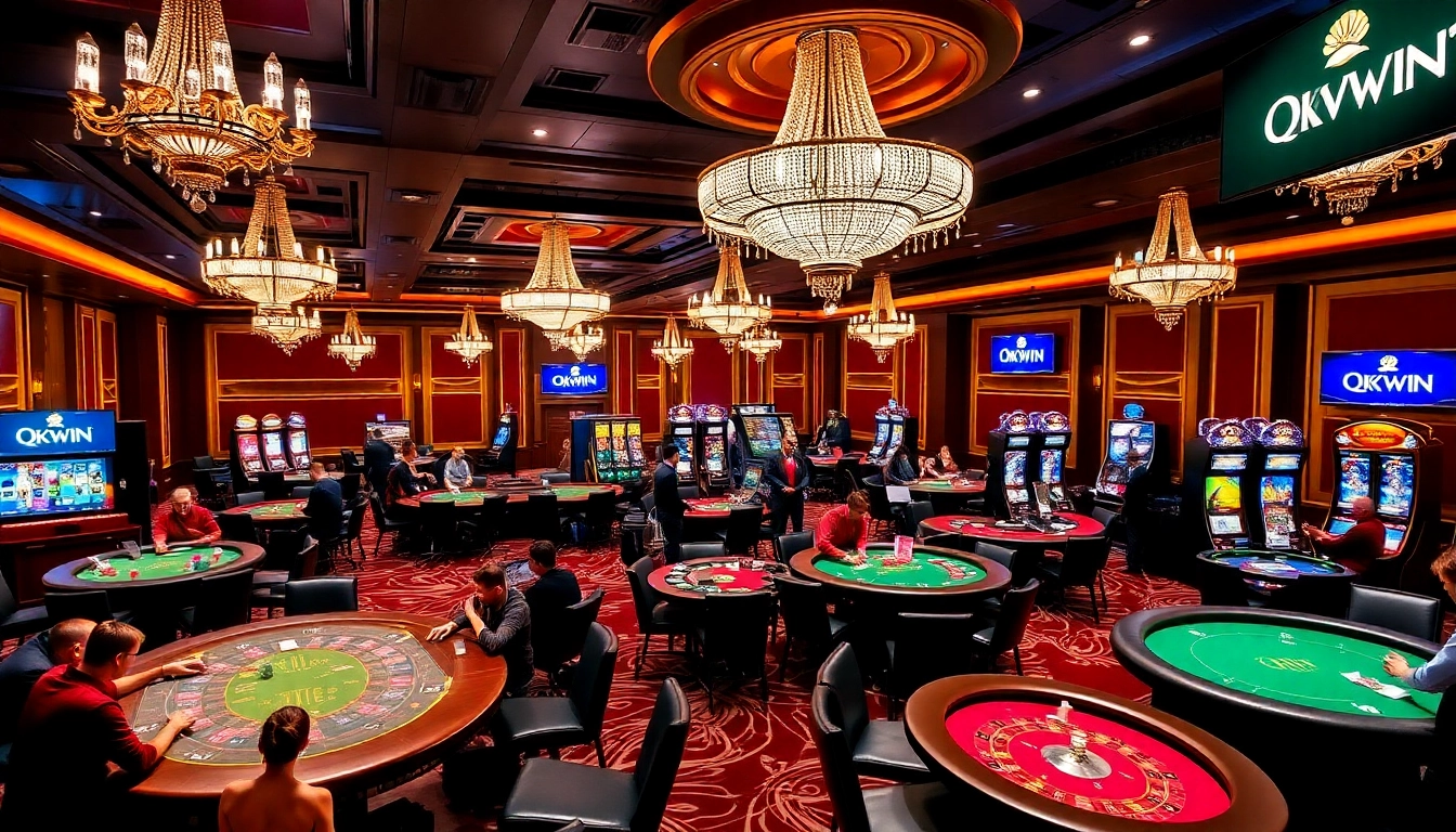 Experience the thrill of winning at OKWIN with dynamic casino games and vibrant gaming environments.