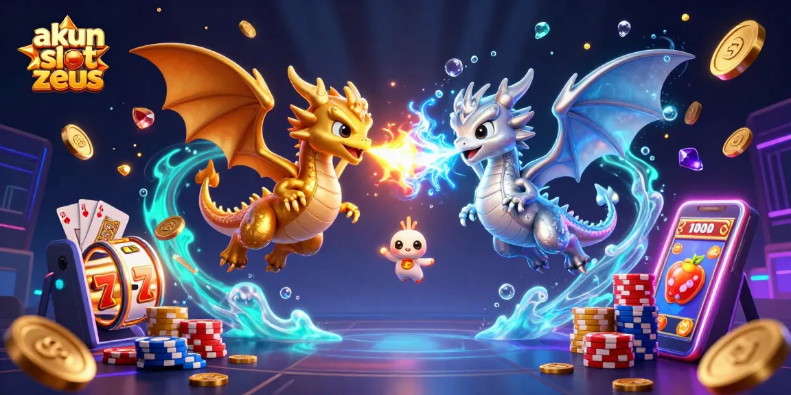 Engage with akun slot zeus and experience dynamic gameplay surrounded by winning dragons and vibrant casino elements.