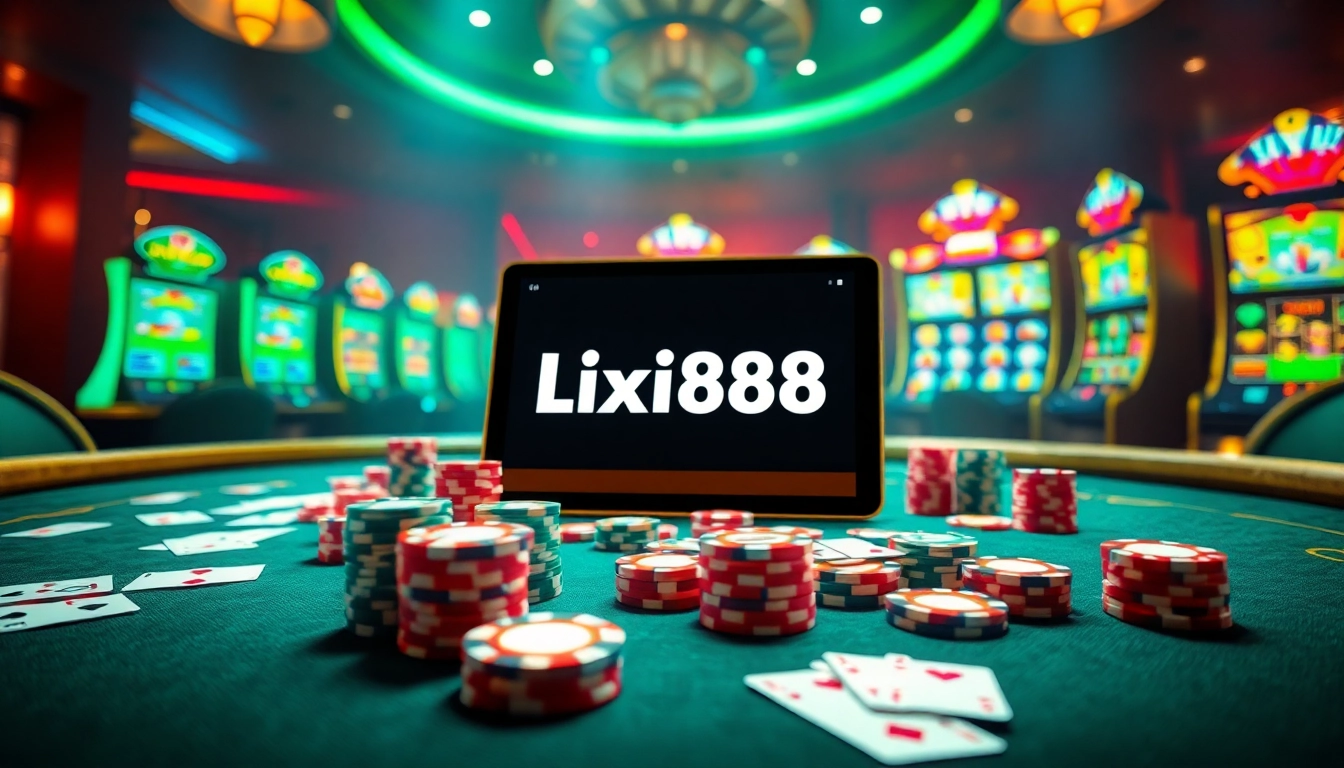 Experience the thrill of gambling at https://lixi88.run/ with vibrant poker chips and engaging online roulette gameplay.