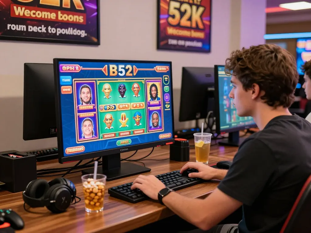 B52 online gaming experience with vibrant interface and inviting atmosphere.