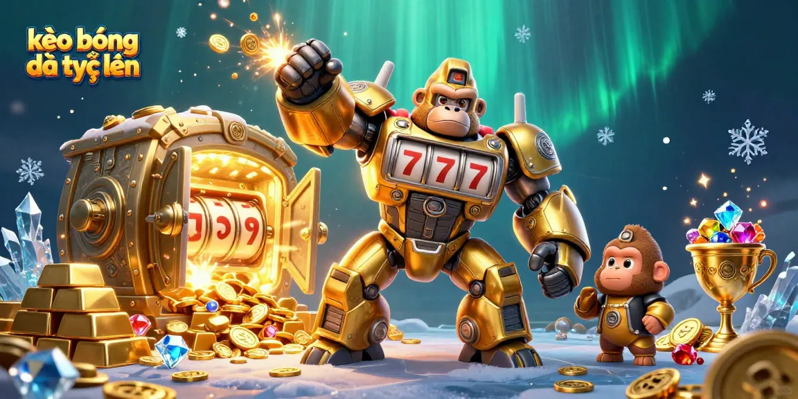 Bet on kèo bóng đá trực tuyến with excitement in an explosive 3D casino illustration.