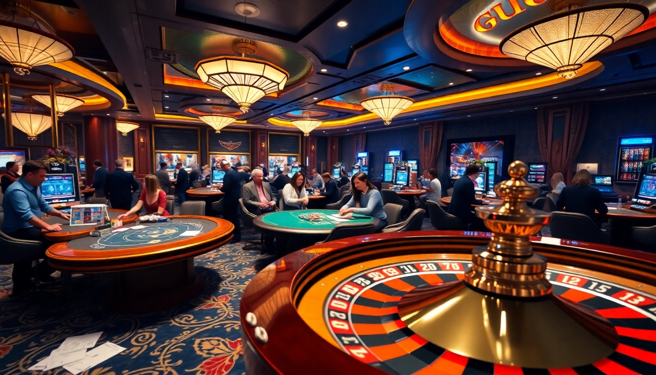 Winning at Hubet showcases thrilling casino games with colorful chips and a roulette wheel.