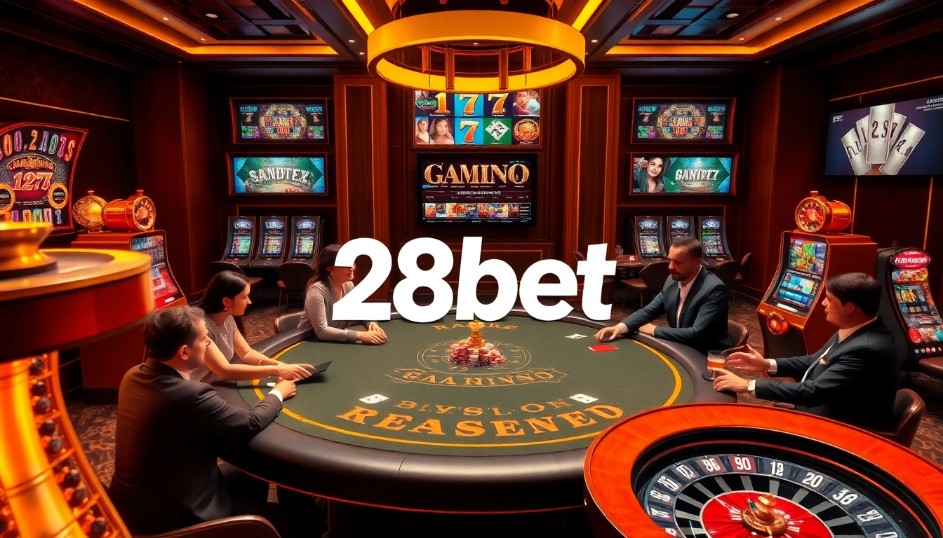 Experience the thrill of winning at 28bet with vibrant casino games and exciting players.