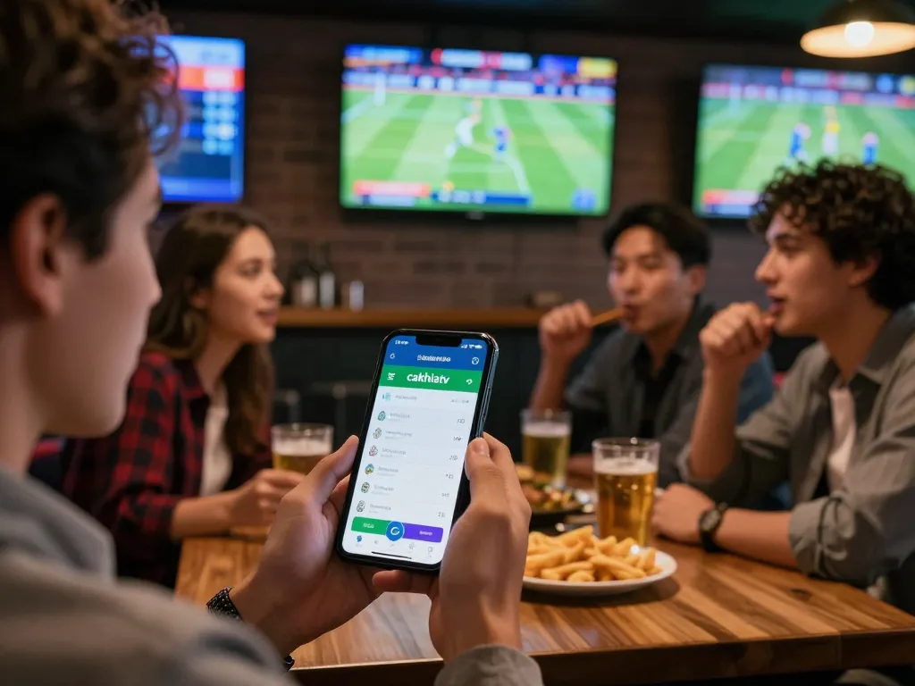 Cakhiatv app enhances sports betting experience in a lively social environment.