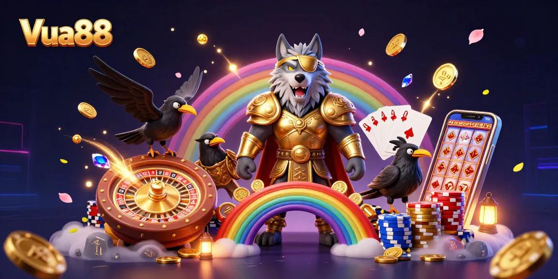 Experience Vua88's vibrant casino world armed with Odin's mythical essence.