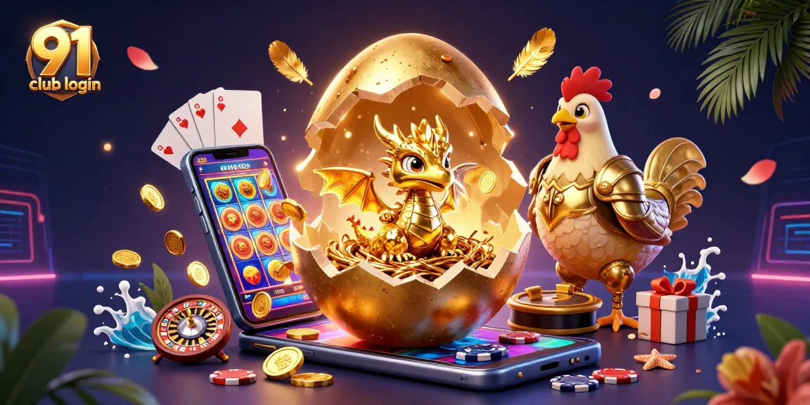 Engage with exciting gameplay through the 91 club login featuring a golden dragon and rich casino elements.
