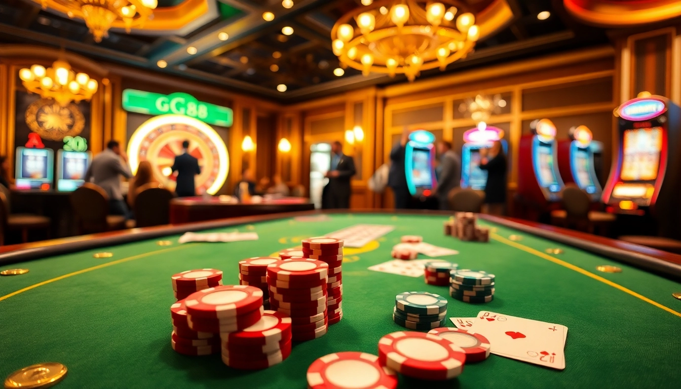 Experience the excitement at GG88 with high-stakes poker and vibrant casino action.